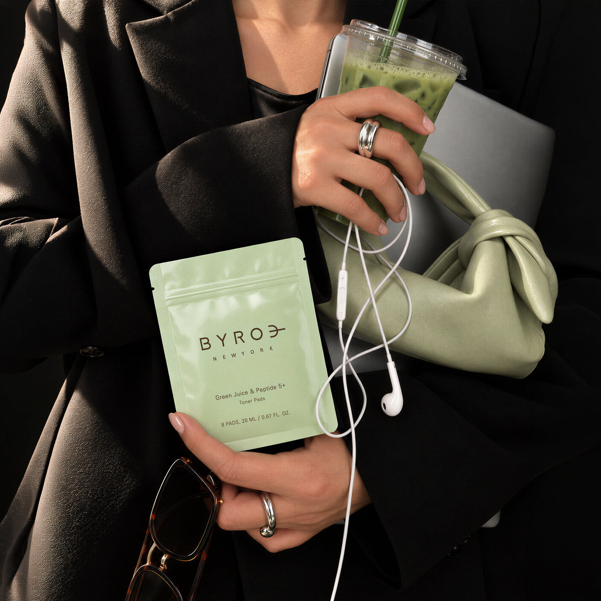 Green Juice & Peptide 5+ Complex Toner Pads