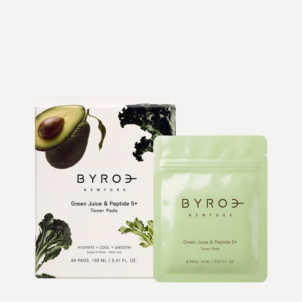 Green Juice & Peptide 5+ Complex Toner Pads