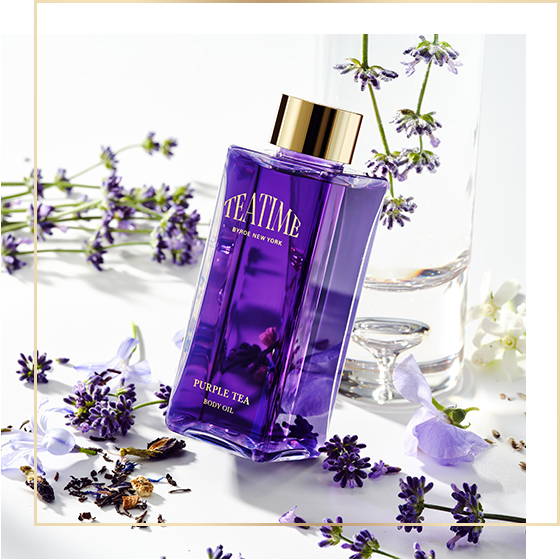 Tap Into Your Glow With The New Purple Tea Body Oil