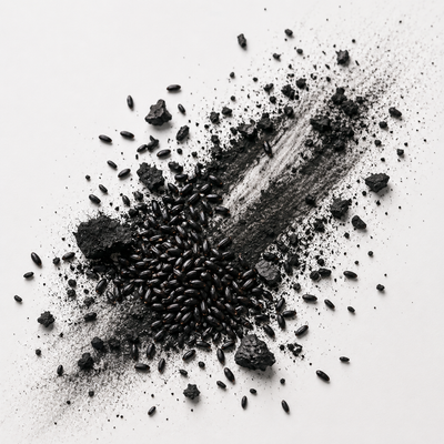 BLACK RICE + CHARCOAL