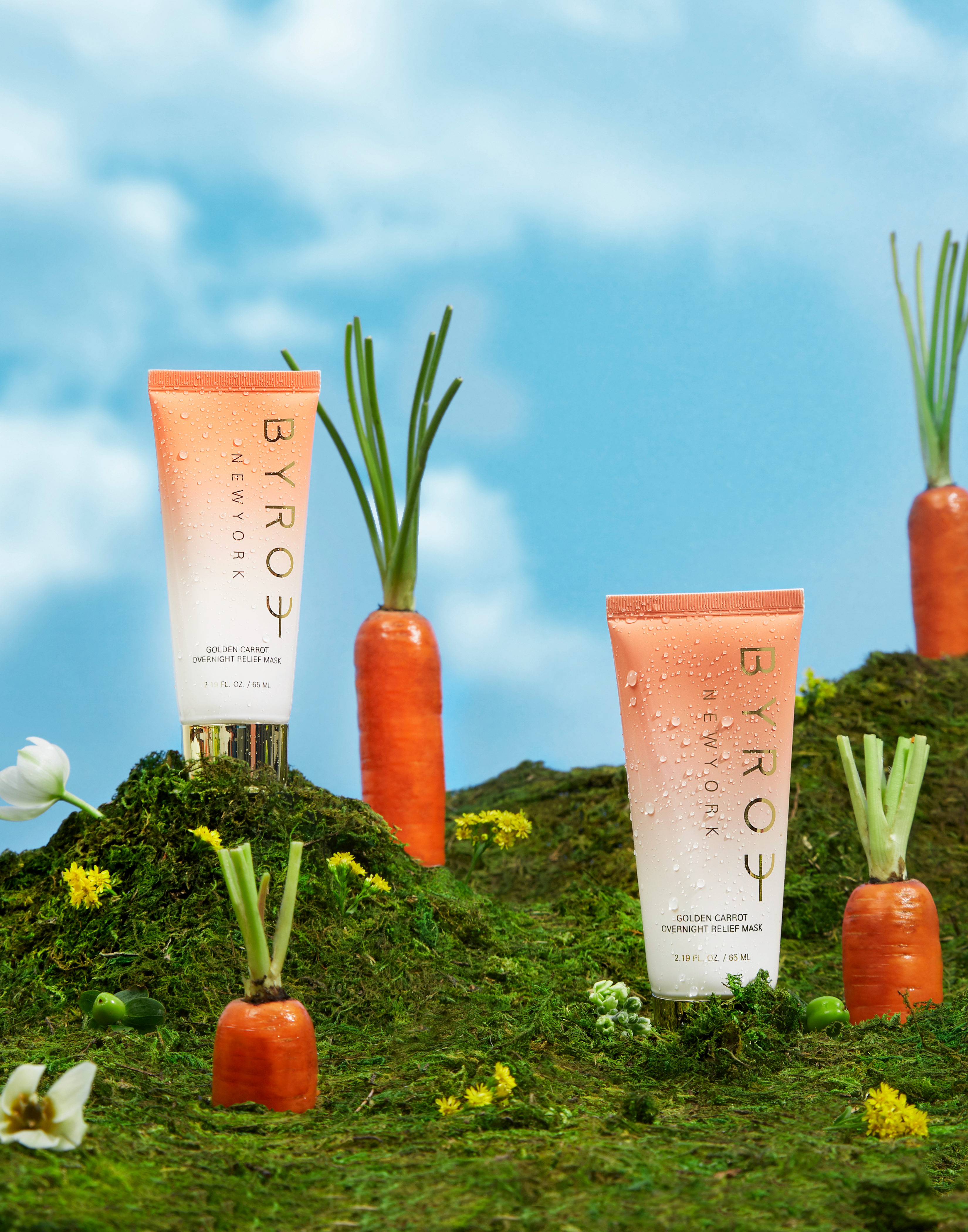 Golden Carrot Overnight Relief Mask