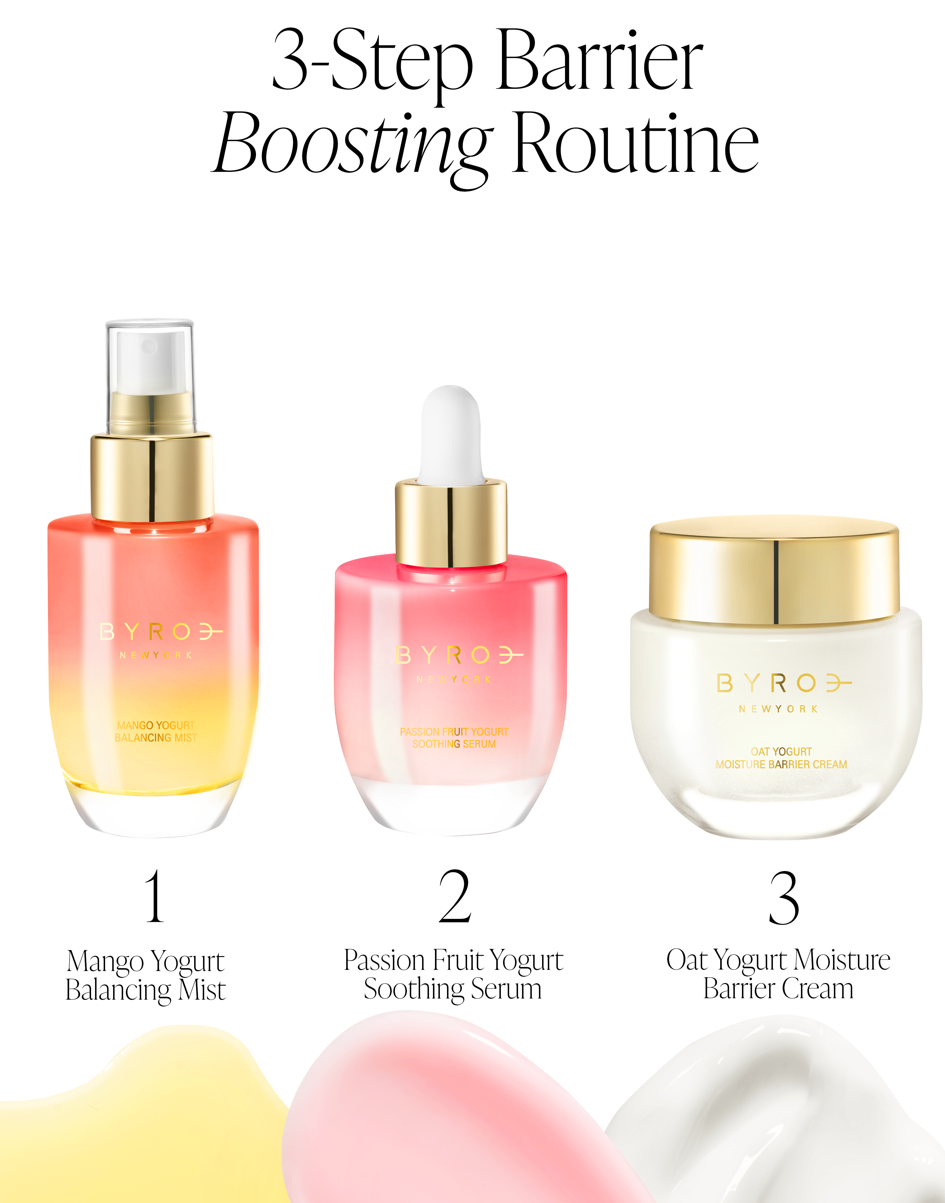 Passion Fruit Yogurt Soothing Serum Routine