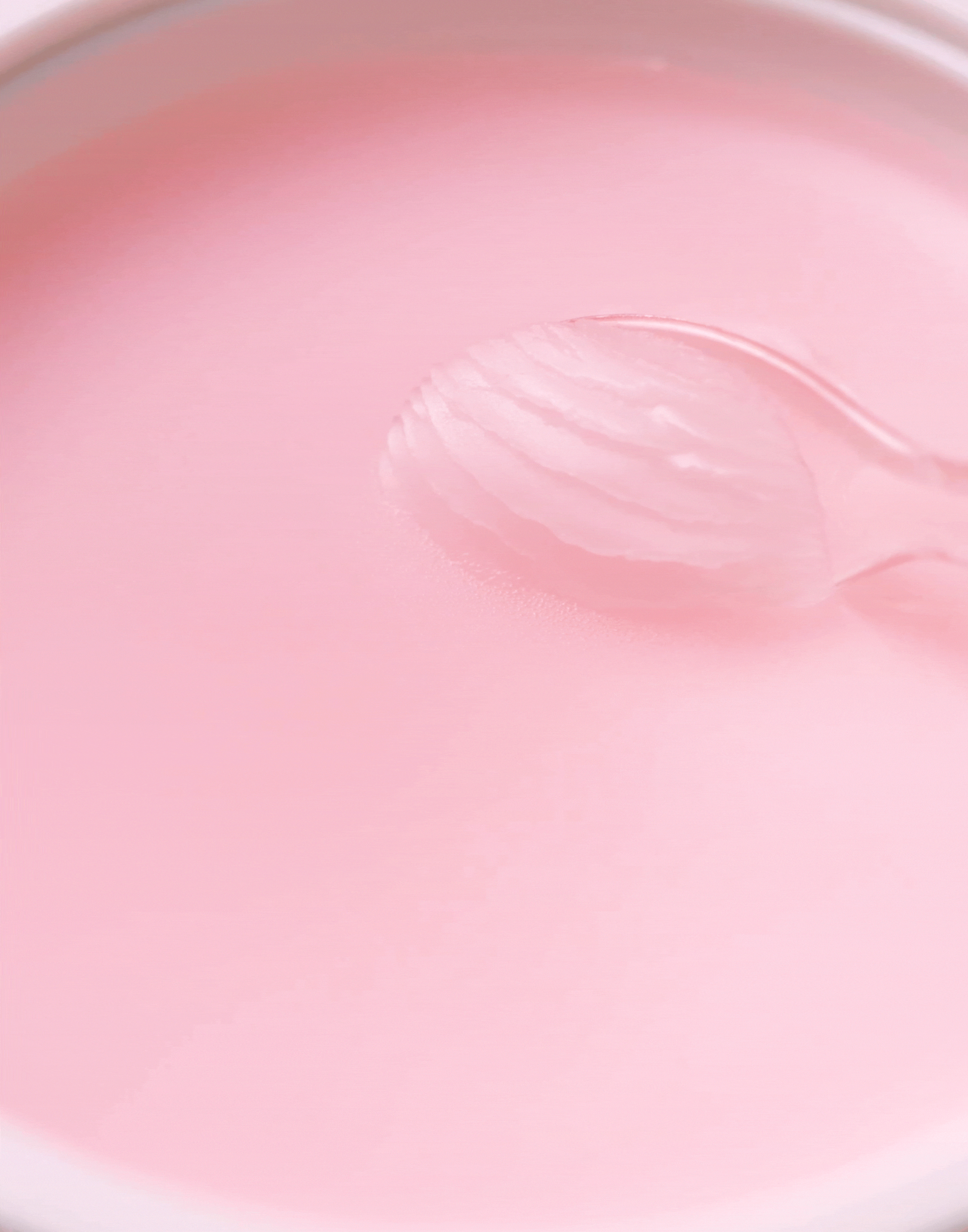 A gif scooping out the texture of Red Quinoa Cleansing Sorbet
